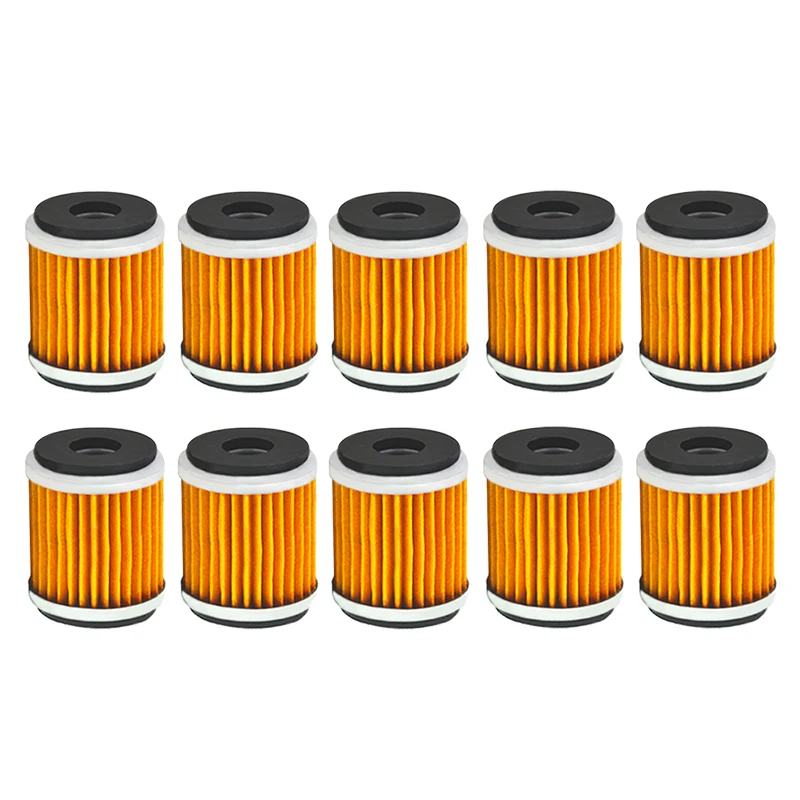 

4/10Pcs Motorcycle Oil Filter for Yamaha YFZ450 YFZ450R YFZ450W YFZ450X YZ250F YZ450F WR250F HUSQVARNA TE125 SMS4 125 2007-2013