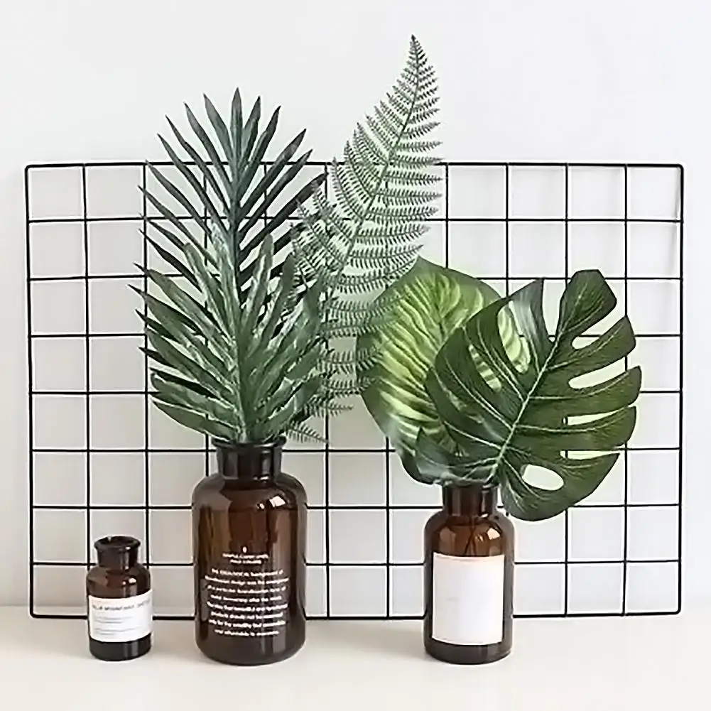 1 шт нордические Искусственные пластиковые тропические листья пальмы домашний