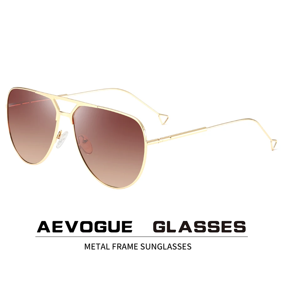 

Солнцезащитные очки-авиаторы AEVOGUE AE0885 Мужские поляризационные, брендовые дизайнерские стильные солнечные очки с двумя лучами, UV400, лето
