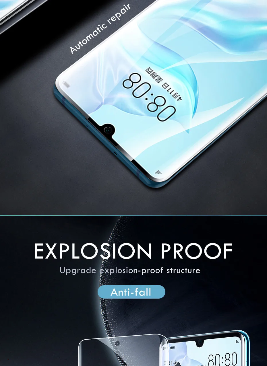 25D 1-3 шт защита для экрана Гидрогелевая пленка для huawei P30 P20 Pro P30 P20 LITE Защитная пленка для huawei Mate 9 10 20 Pro пленка
