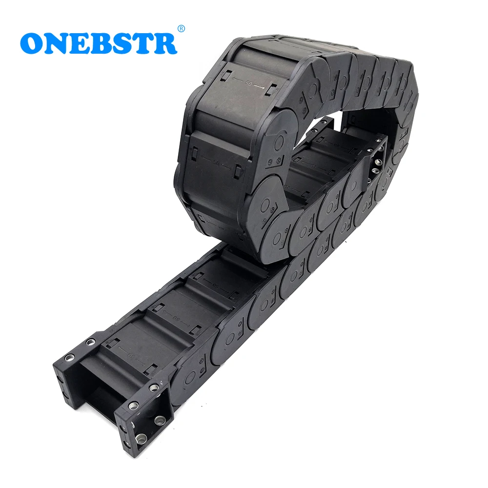Cabo de Corrente Towline para Cnc 30x25mm tipo Fechado Metro Transmissin Transportadora Arrastar Plástico Roteador Máquina Ferramentas Frete Grátis 1 Fio