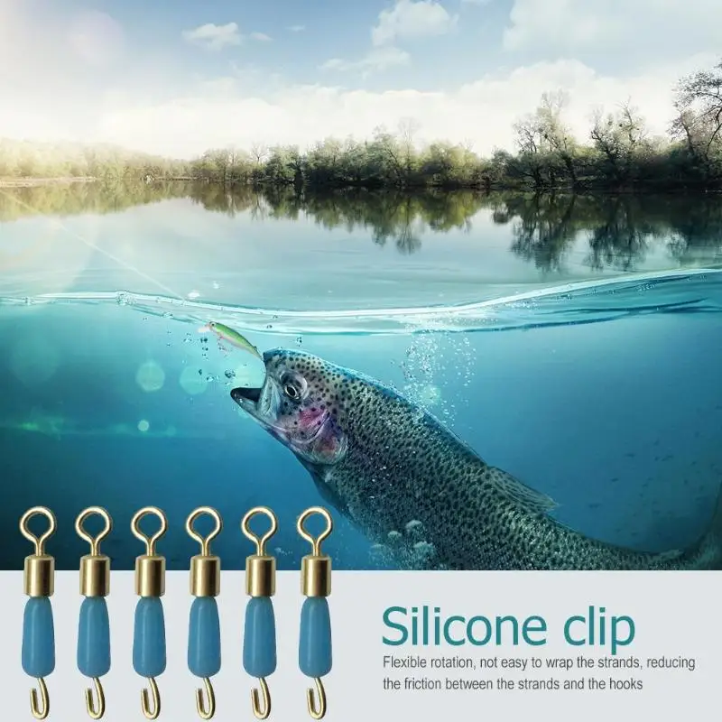 10 шт. противоударный высококачественный силикагелевый коннектор рыболовный