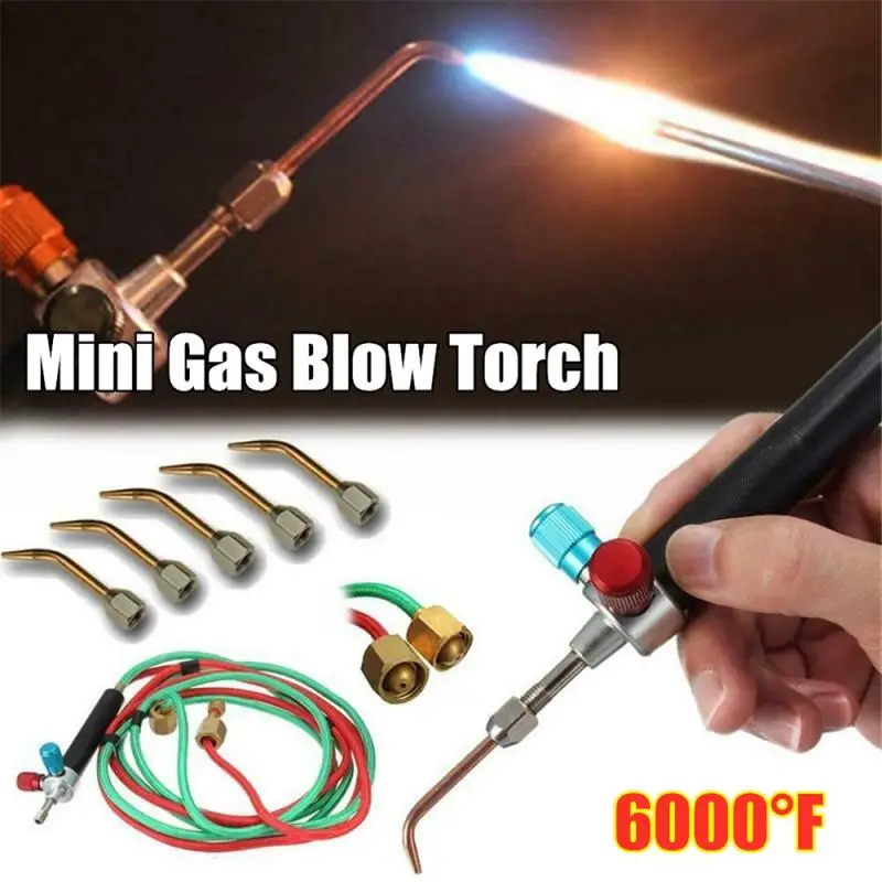 

Mini Gas Blow Torch Soldering Solder Iron Gun Oxygen Acetylene Jewelry Burner