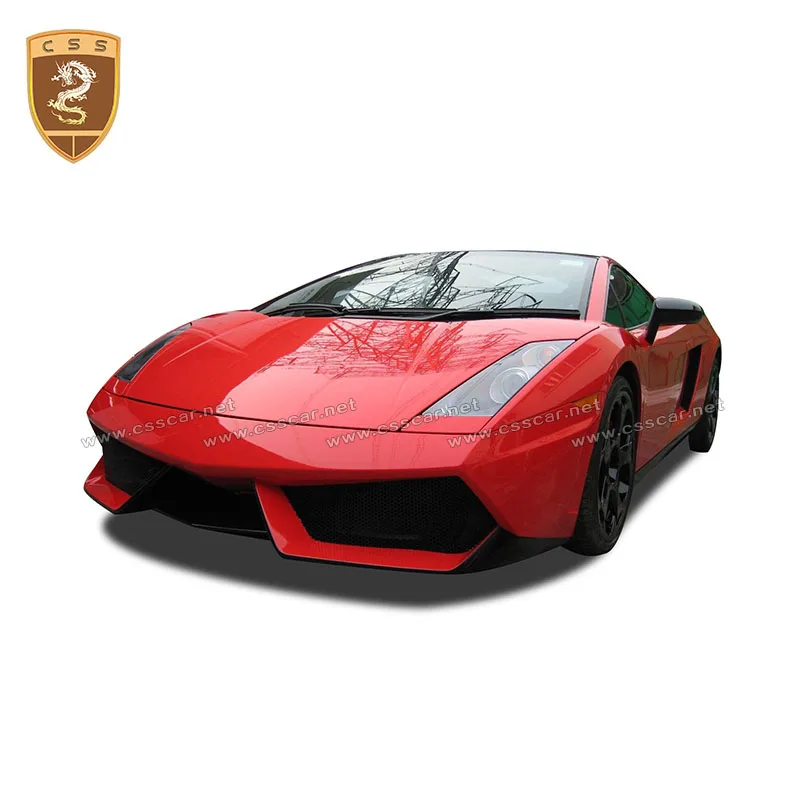 04 07 FRP передний бампер спойлер чехол для Lamborghini Gallardo Coupe LP550 LP560 LP570 4 DMC Style|Передние и