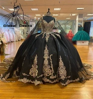 2021 sweetheart ball gown puffy sweet 16 dress beaded appliques quinceanera dresses lace up back 15 year birthday party