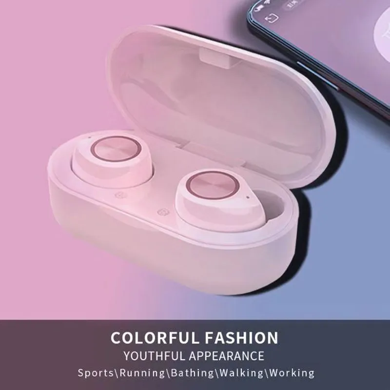 

TW60 TWS настоящие беспроводные Bluetooth наушники сенсорные Bluetooth наушники 5.0 водонепроницаемые спортивные наушники HIFI 3D стерео мини-гарнитура