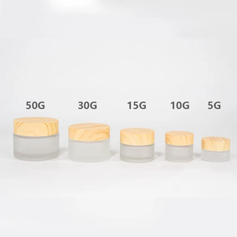 Прозрачная матовая стеклянная бутылка для крема 10 шт./лот 5 мл 15 многоразовая