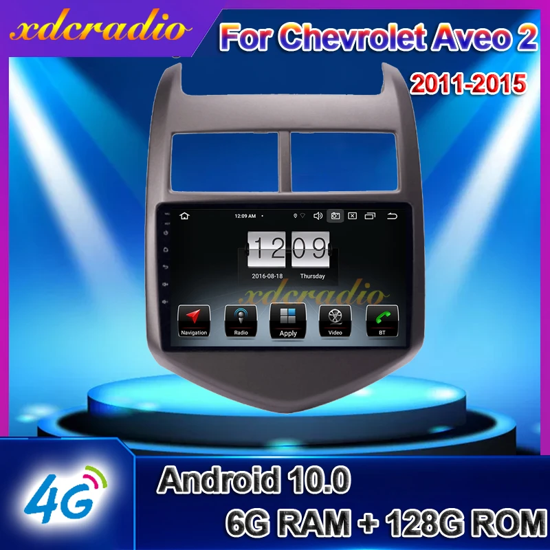 Xdcradio 9 &quotAndroid 10 для Chevrolet Aveo 2 автомобильное радио Automotivo автомобильный DVD