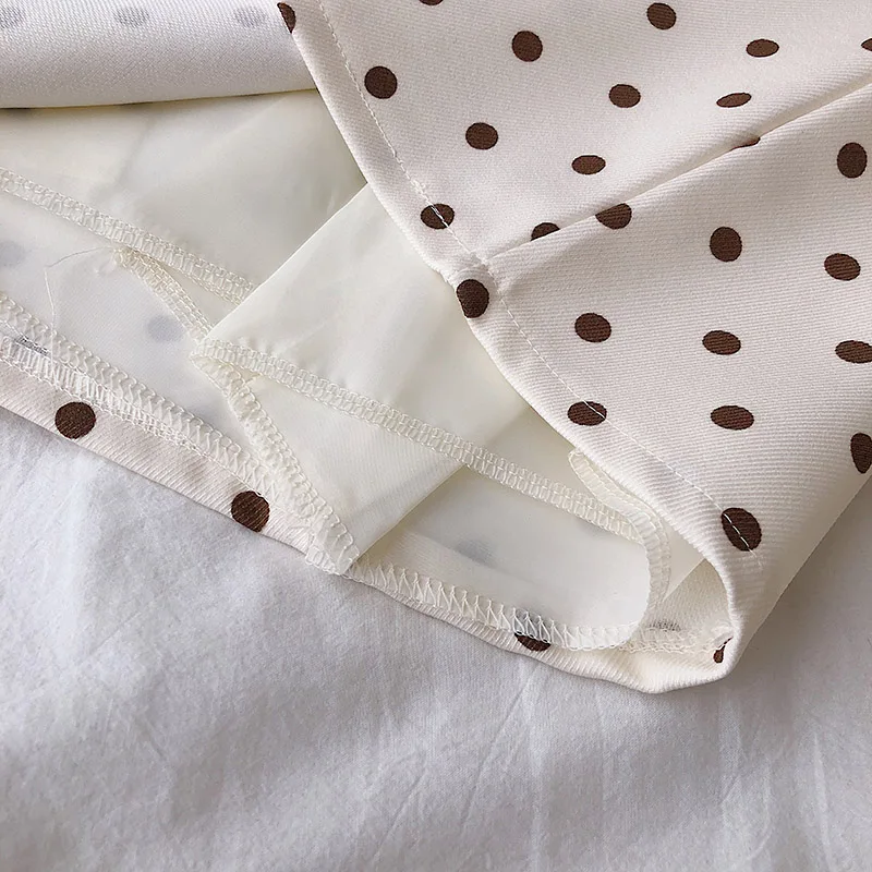 Милая юбка весенние облегающие Женские мини-юбки в горошек повседневные