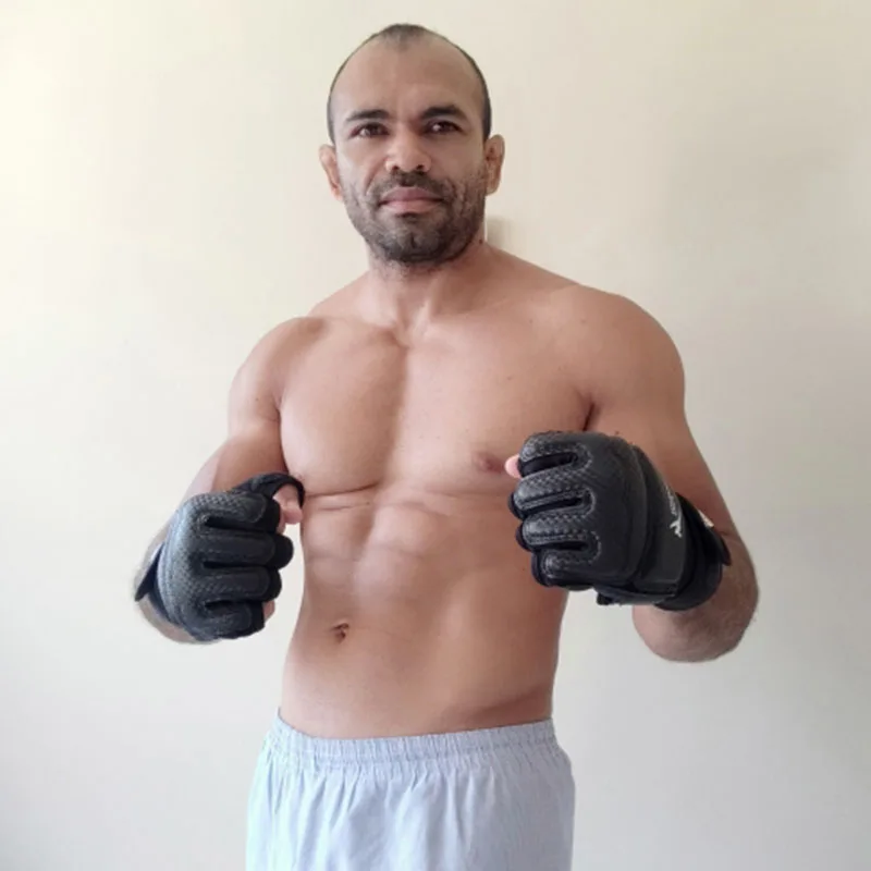 Новый ПУ Половина Пальцев Взрослый Малыш ММА Муай Тай Защитник Рук Боксерские