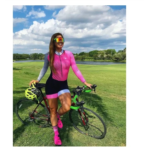 2020 VV Pro team Триатлон женский костюм для велоспорта с длинным рукавом Джерси