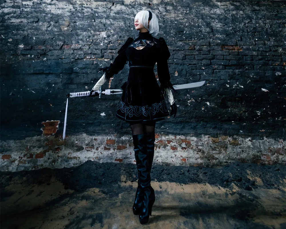 Athemis NieR Automata/костюмы для косплея; обувь для косплея; № 2; Тип B