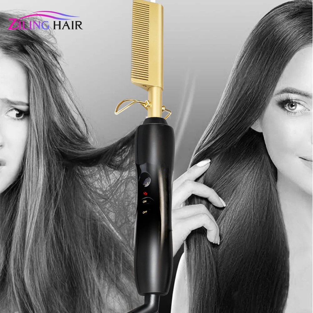 Профессиональная сухая и влажная щетка для волос выпрямитель расческа