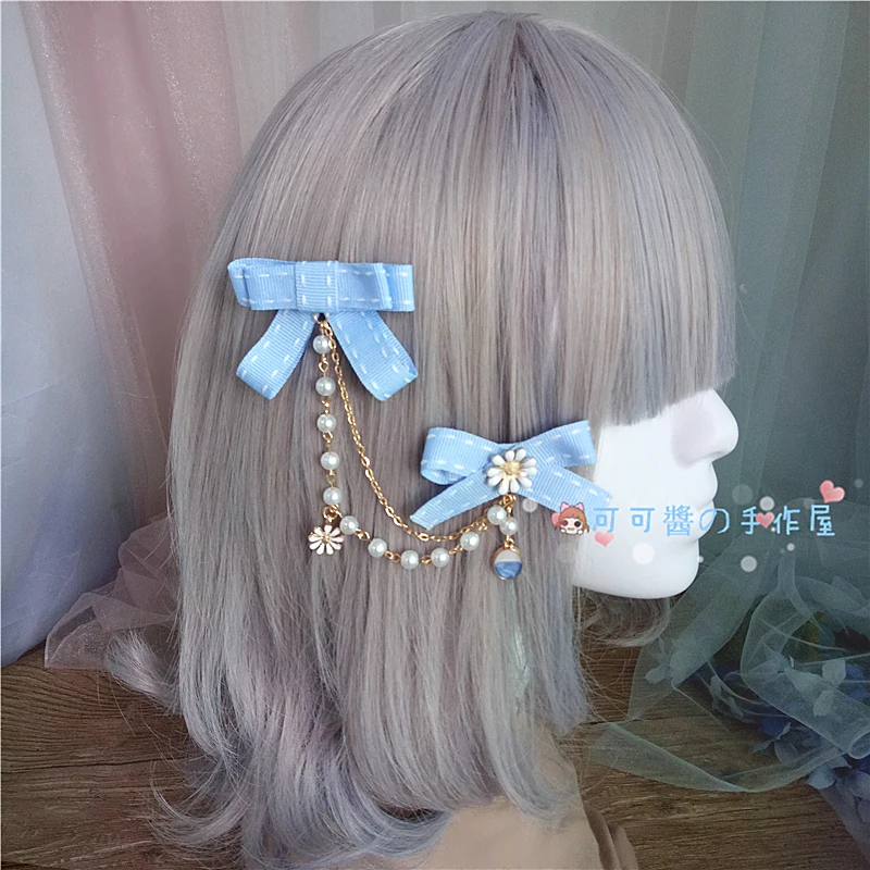 Аксессуары для волос повязка на голову конского хвоста заколка с бантом из