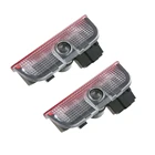 2 шт. Светодиодные Автомобильные дверные фары для VW Volkswagen T-ROC Touareg Tiguan Sharan Golf Scirocco CC R Line автомобильные наклейки аксессуары