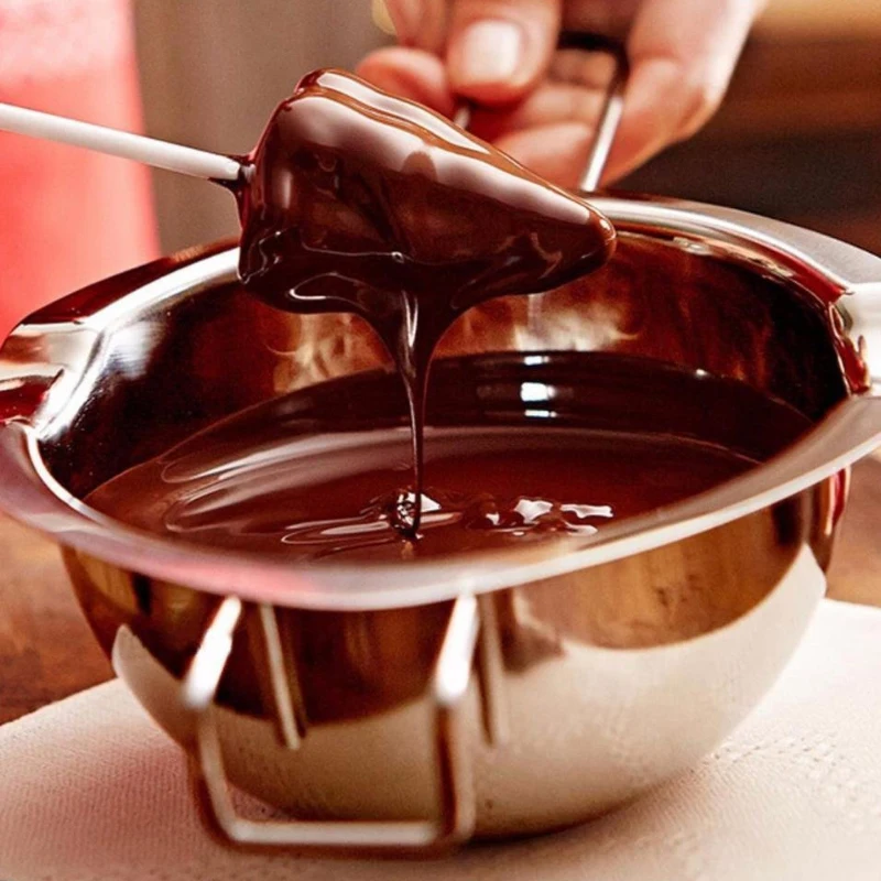 1 шт. шоколадного масла Универсальный горшок для плавления Сталь пароварки fondant