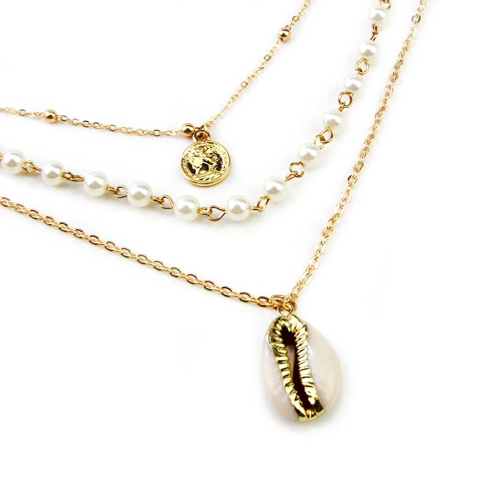 Lepenn Новое поступление ювелирные изделия трендовая массивная оболочка золотого