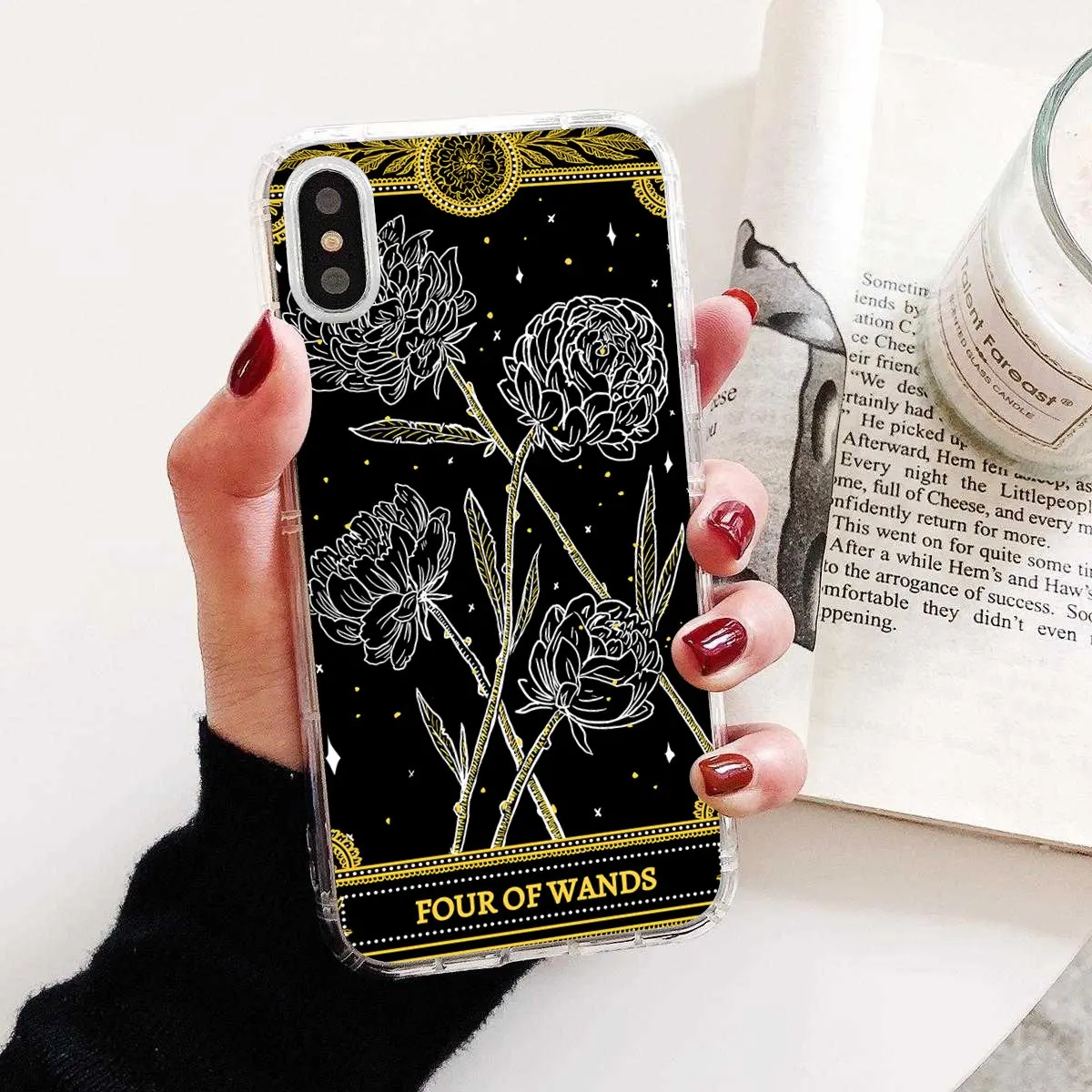 Силиконовый чехол из ТПУ с изображением ведьмаков Луны Таро загадочного тотема