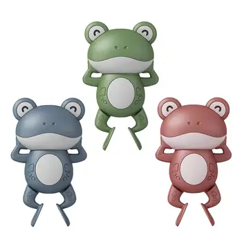 Baby Bathing Toy Kids Cute Frog Bath Toy Wind Up Animal Toy Shower Swimming Water Toys Kids Gift Fun Bathtub Water Toys