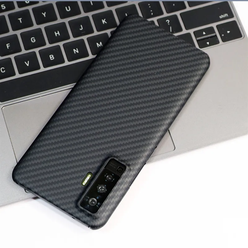 

100% real aramid karbon Carbon fiber case For vivo iqoo 5 pro x50 bumper phone shell