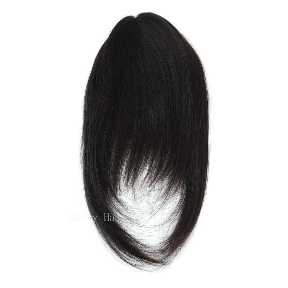 

GLORYHAIR - 6-10 inches Women Fringes Natural Real Human Hair Fringes Bangs