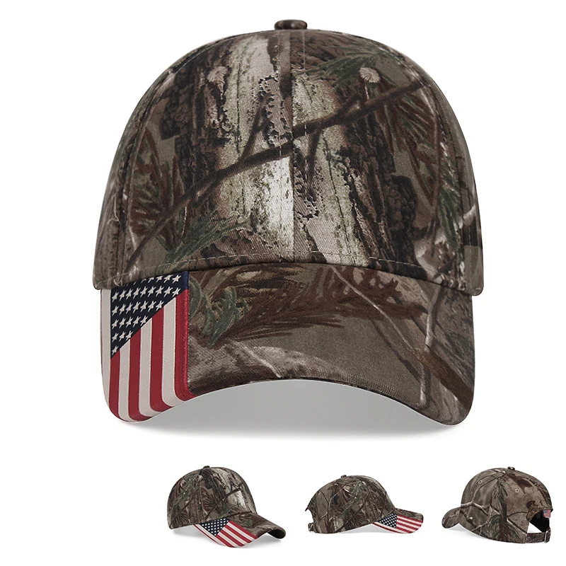 

2021 latest men's outdoor sports hunting camouflage baseball cap sports cap adjustable breathable cotton cap