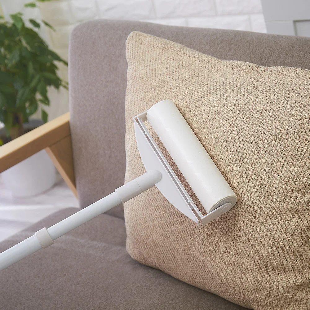 Напольная липкая Швабра для удаления шерсти домашних животных с выдвижной