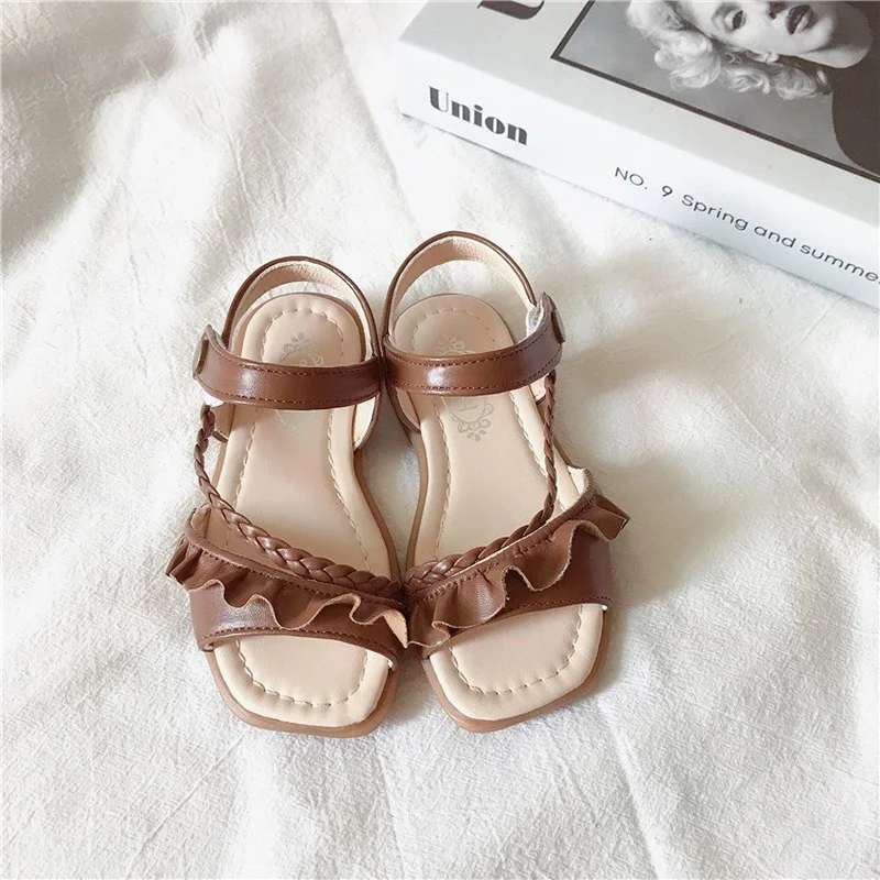 

Girls sandals 2021 new summer children's fashion Korean princess shoes non-slip soft bottom children's beach shoes girl kid