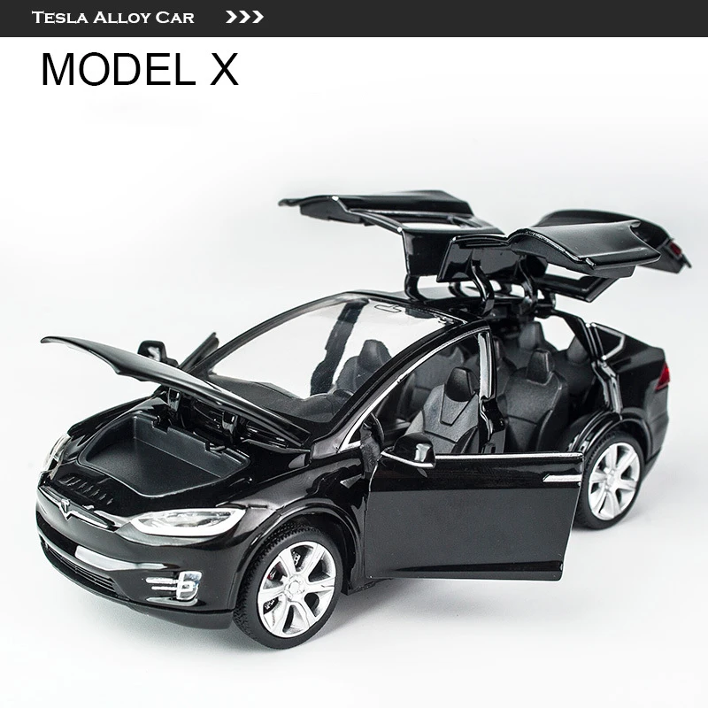 Новинка 1:32 Tesla модель X 3 S автомобиля из сплава литой и игрушечный автомобиль