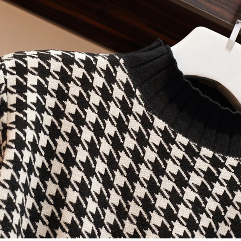 Женское трикотажное зимнее теплое платье с длинным рукавом | Женская одежда