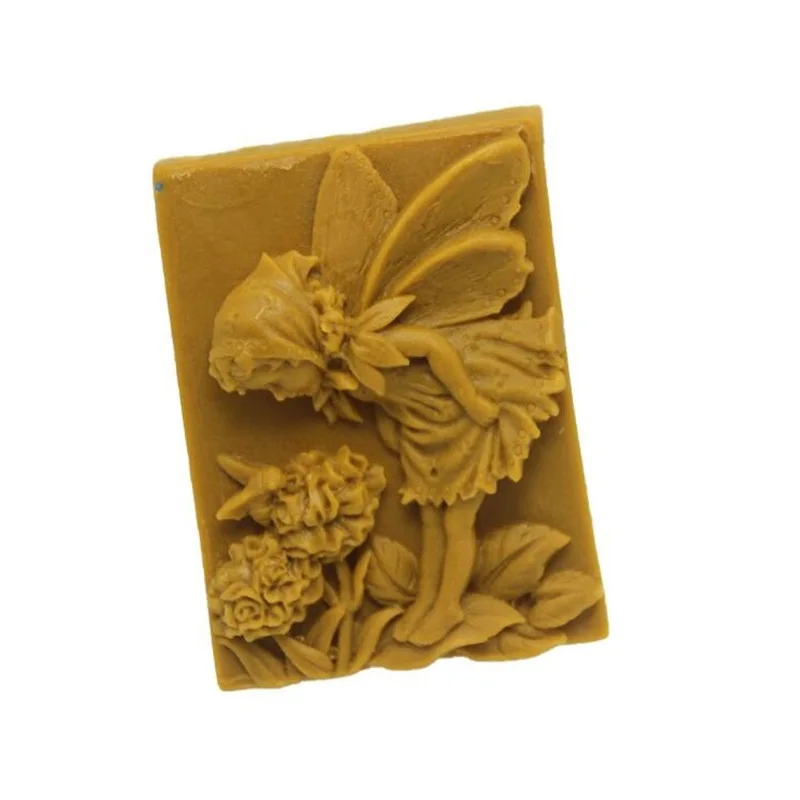 Силиконовая форма для мыла ручной работы с цветами сказочными ангелами