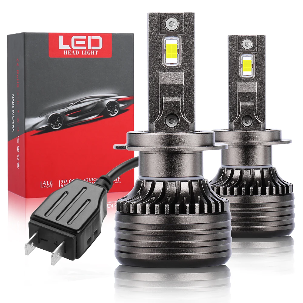 

ASLENT 60W H7 Led Canbus 18000LM 6000K High Power Headlight H8 H11 H16 9005 Hb3 Hb4 9006 Led Bulb Turbo Lamp For Car 2PCS