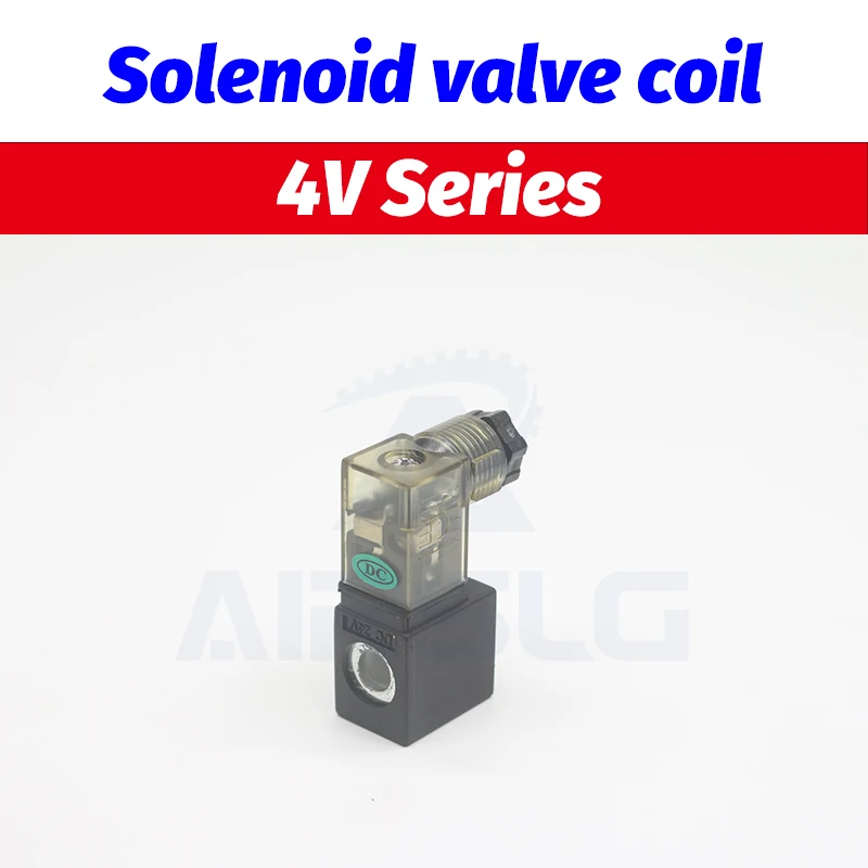 Электромагнитная катушка клапана 4V210 06 08 4V220 06/08 4V230C 2P025 2V025 3V1 штепсельная вилка 24VDC