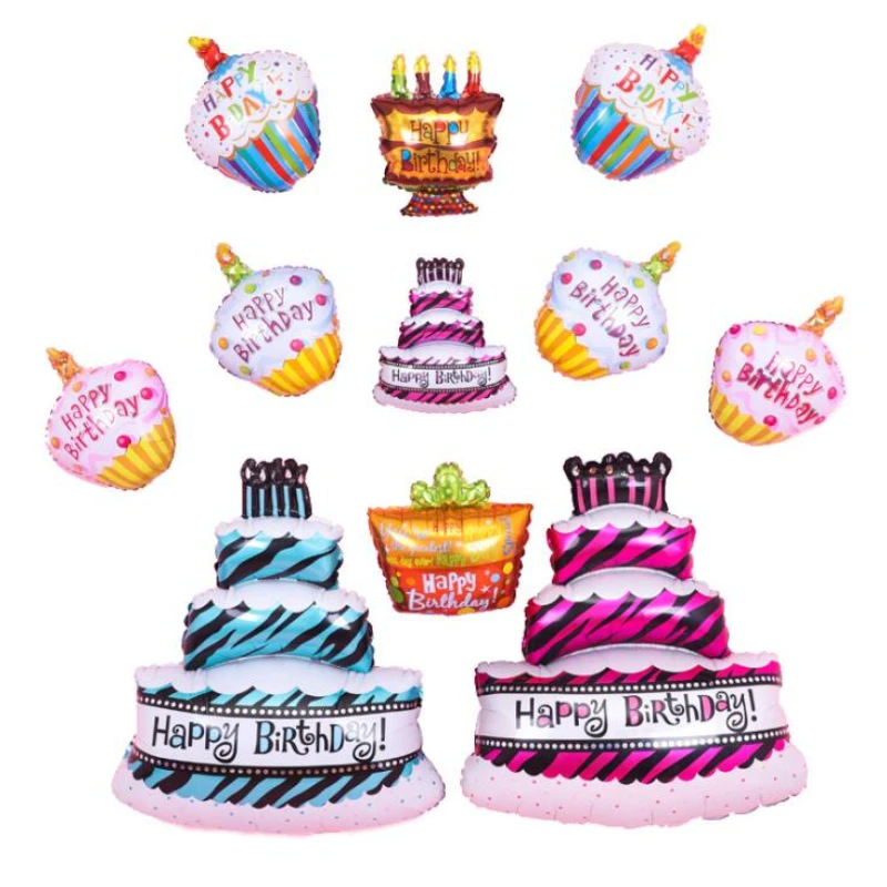 Шары из фольги в виде шоколадного торта 48 х26 см | Дом и сад