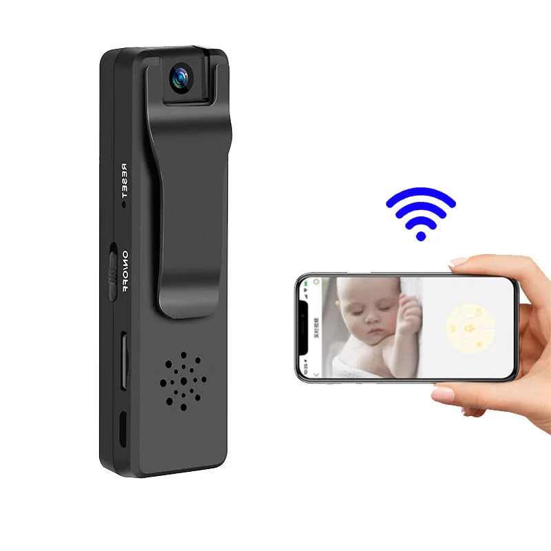 JOZUZE HD Wireless Mini Camera Wifi Small Video Camcorder  Pen Camera Body Cam Worn Camera Loop Recording Cam Motion Detection