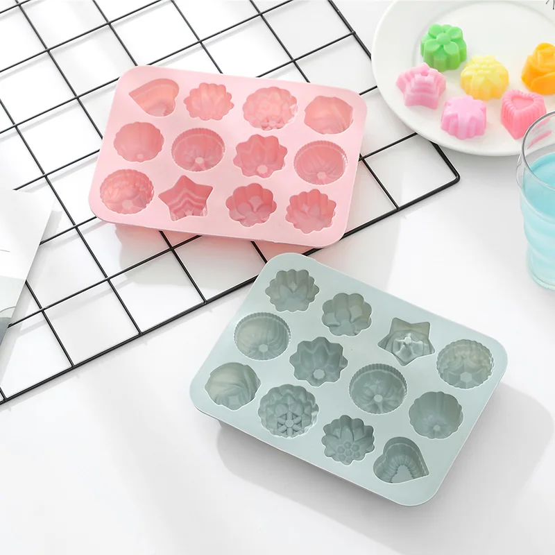 Силиконовая форма для торта 12 различных цветов силиконовая сделай сам желе