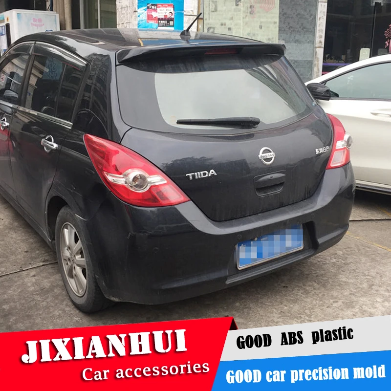 Спойлер для Versa 2006 2010 Nissan Tiida спойлер YCK из АБС пластика цвет заднего крыла