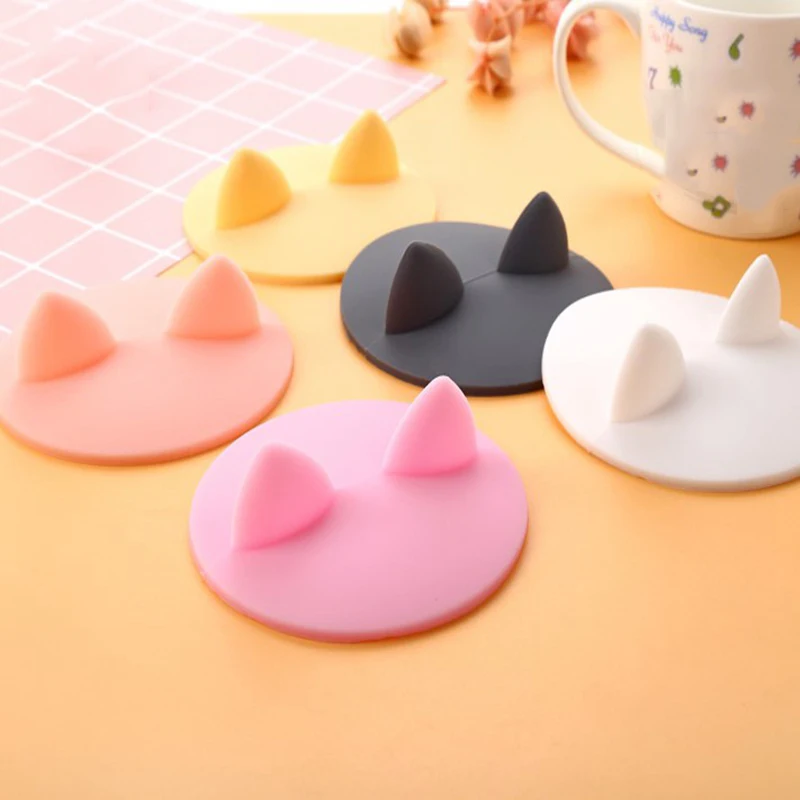 1 шт. крышка для кружки силиконовая на присоске силиконовые растягивающиеся