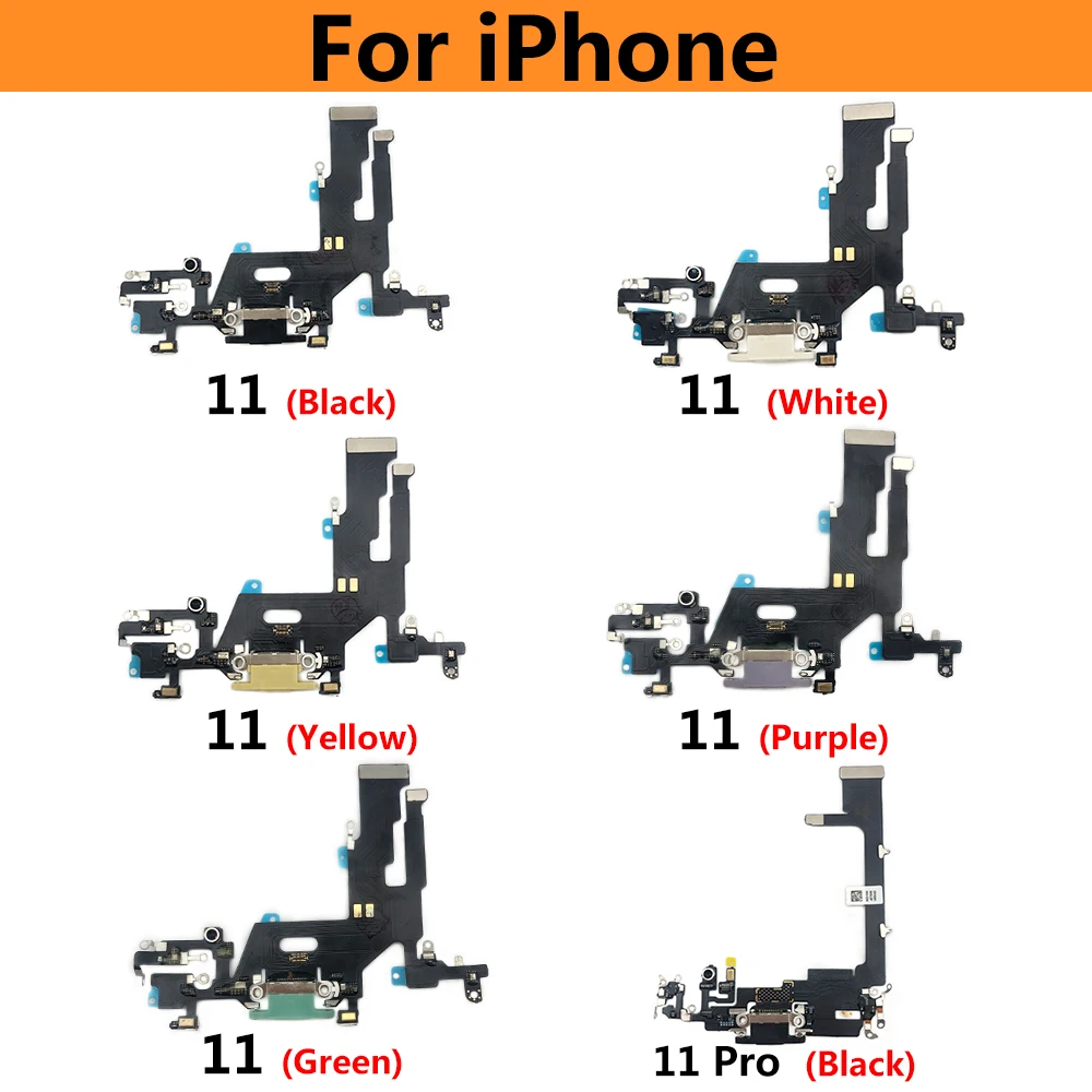 

Для Iphone 11 новое зарядное устройство разъем для порта зарядки Baord гибкий кабель для Iphone 11 Pro Max разъем для порта зарядки Baord