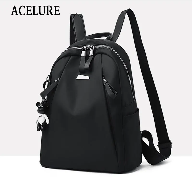 

Casual Fashion High Capacity Backapcks for Women Men Teenagers Soft Solid Color Large School Bags for Students Polyester Bag