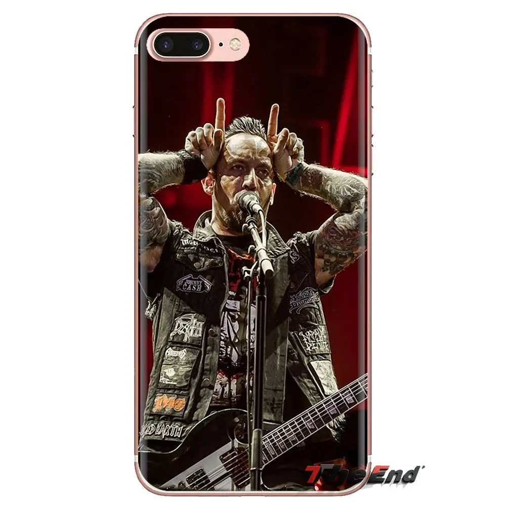 Five finger death punch для htc один U11 U12 X9 M7 M8 A9 M9 M10 E9 Plus Desire 630 530 626 628 816 820 830 прозрачный чехол