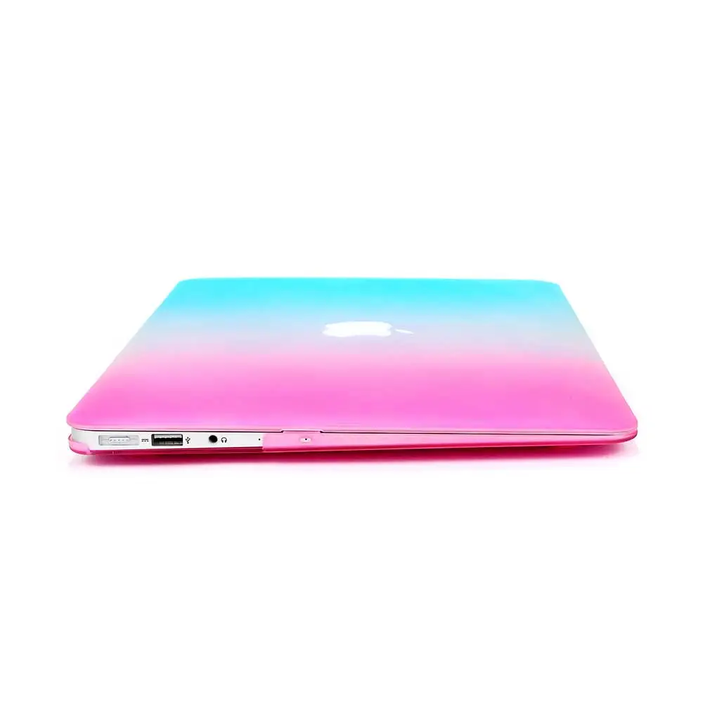 Радужный чехол для ноутбука Apple MacBook Air Pro retina 11 12 13 15 mac Book 15,4 13,3 11,6 дюймов с сенсорной панелью+ подарок