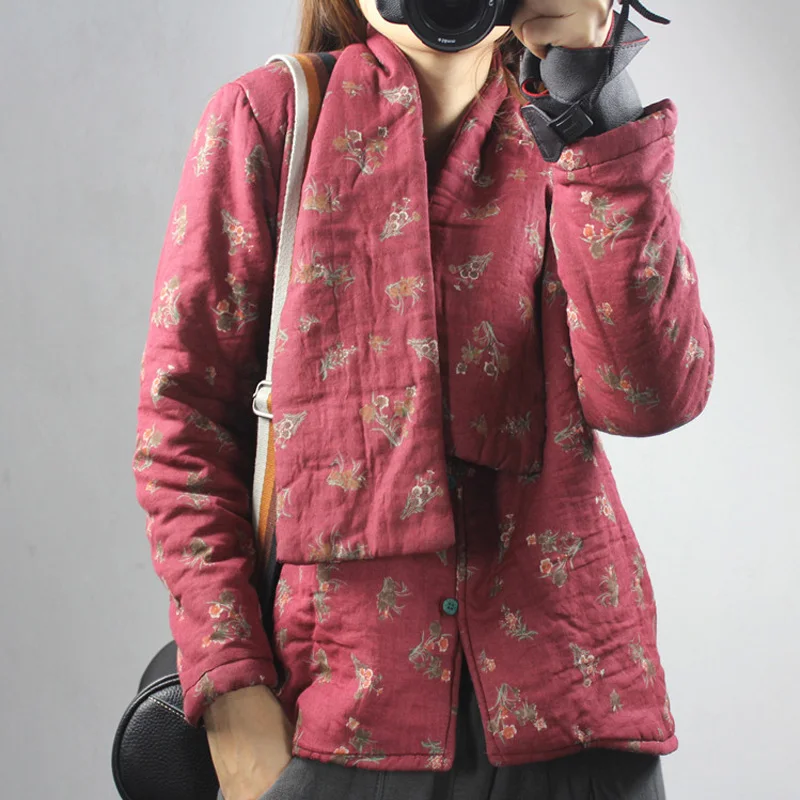 Женские хлопковые льняные парки с пуговицами и v образным вырезом новинка 2019