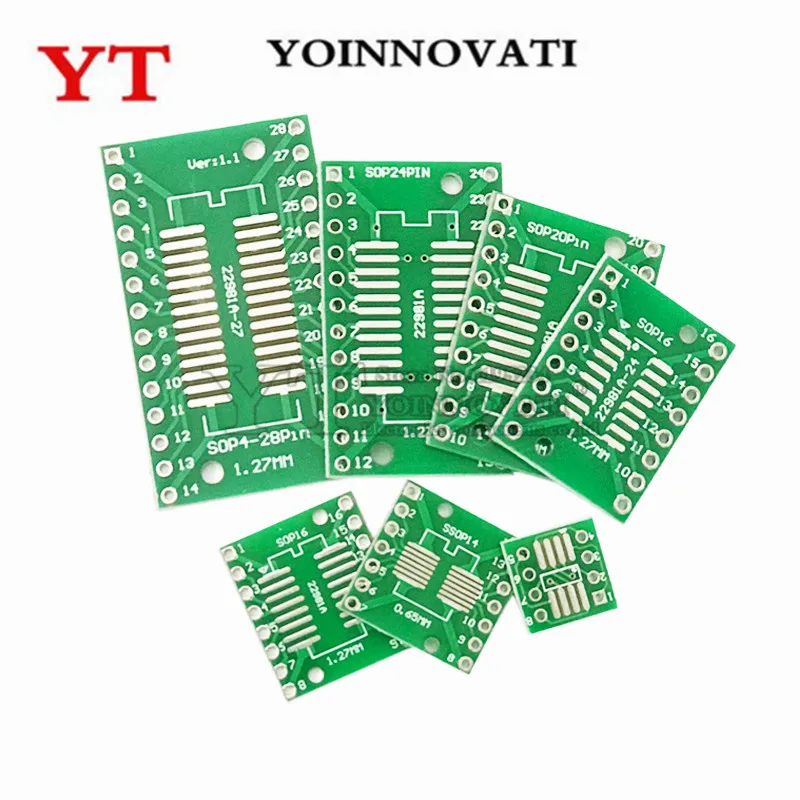 10 шт. печатная плата SMD поворот в DIP SOP MSOP SSOP TSSOP SOT23 8 10 14 16 20 24 28 плата преобразователя адаптера SMT в DIP 10 шт. печатная плата SMD поворот в DIP SOP MSOP SSOP TSSOP SOT23 8 10 14 16 20 24 28 плата преобразователя адаптера SMT в DIP