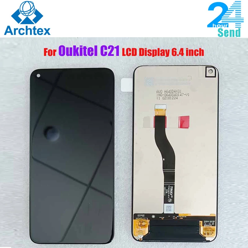 Pantalla LCD t&aacute;ctil para m&oacute;vil, montaje de digitalizador de repuesto para OUKITEL K10, K15 Plus, C21, K6000 Pro, WP9, WP7, WP5-0
