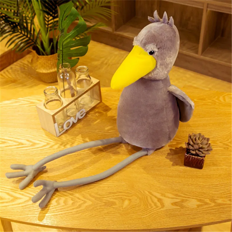 

Long-legged whale head stork stuffed animals soft toys baby toys anime plush juguetes nia home decoration pluszaki wholesale