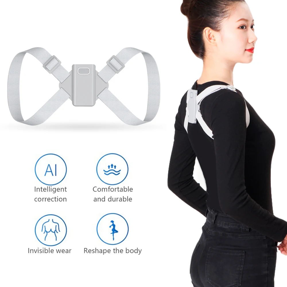 Регулируемый умный электронный Корректор осанки Электрический поддерживающий
