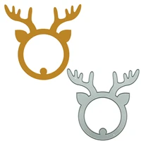 cartoon deer fawn head horn frame metal cutting dies clipart for photo decorating craft paper die cutter stencil
