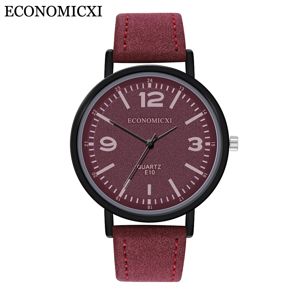 Relojes Para Mujer женские часы брендовые кварцевые женские часы Топ Роскошные наручные часы красный кожаный ремешок женские часы модное платье