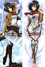 Сексуальная девушка японское аниме атака на Титанов Mikasa Ackerman бросок Otaku Dakimakura подарки постельное белье обнимающая подушка для тела Чехол сексуальная девушка